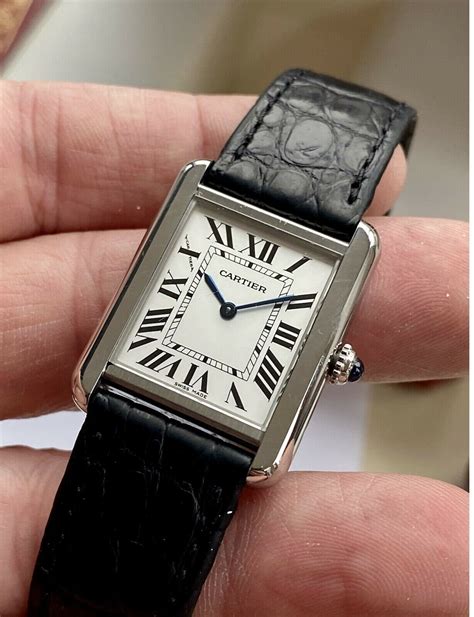 cartier tank solo second hand